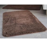 Spirella Alfombra Textil California Brown Marron 40X60 1213928OF, Blanco, 40 x 60 cm