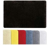 Spirella Alfombrilla de baño Fino Supersuave, Lavable, Antideslizante, 40 x 60 cm, Color Negro