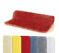 Spirella Alfombrilla de baño Fino Supersuave, Lavable, Antideslizante, 70 x 120 cm, Color Rojo