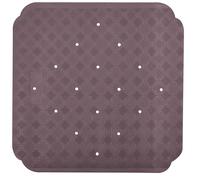 Spirella Alfombrilla de Ducha Ruby para baño (antibacteriana, Antideslizante, con ventosas, Aprox. 53 x 53 cm), Color Morado