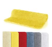 Spirella, Amarillo colección Fino, Alfombrilla de baño, 100% Poliéster y Microfibra, 50 X 80