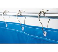 Spirella Anello Chrom Anillas para Cortina de Ducha (12 Piezas de Acero Cromado