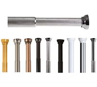 Spirella Arik, Barra telescópica para Cortina de Ducha sin taladrar, Barra de sujeción, Ajustable Mediante Giro, Agarre Seguro, como Barra de Ducha, Barra para Armario, Arik Color Plateado 125-220 cm