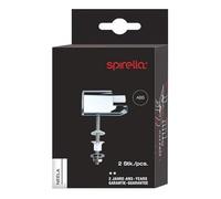 Spirella Bisagras de plástico Cromado Asiento de Inodoro Neela