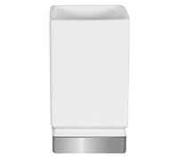 Spirella, Blanco colección Roma, Portacepillos de Dientes 7x6,5x12 cm, Porcelana, 7X6.5X12 Cm