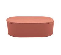 Spirella Caja de algodón de fibra de bambú Takeo Terracota