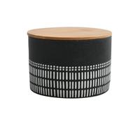 Spirella Caja de Almacenamiento Yuma Gris Oscuro y Blanco