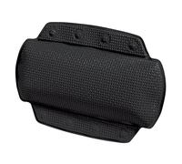 Spirella - Cojín de baño Alaska de PVC - Reposacabezas ergonómico con ventosas para un Soporte óptimo - Cojín de baño cómodo e Impermeable - Negro - 32 x 23 cm