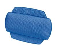 Spirella - Cojín de baño Alaska de PVC - Reposacabezas ergonómico con ventosas para un Soporte óptimo - Cojín de baño cómodo e Impermeable - Azul eléctrico - 32 x 23 cm