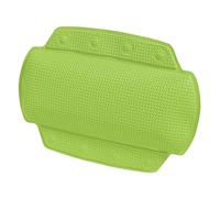 Spirella - Cojín de baño de PVC Alaska - Reposacabezas ergonómico con ventosas para un Soporte óptimo - Cojín de baño cómodo e Impermeable - Verde Kiwi - 32 x 23 cm