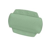 Spirella Cojín para bañera Alaska Basil Verde con 8 ventosas, Antibacteriano, Antideslizante, 23 x 32 cm, Lavable, Fabricado en Alemania