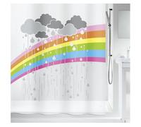 Spirella colección arc , cortina de ducha textil 180 x 200, 100% polyester, multicolor
