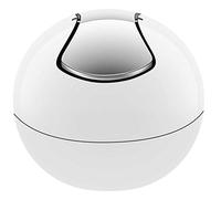 Spirella colección Bowl, Papelera Ø16 x 14 cm (1 Litro), Poliestirol, Blanco