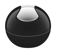 Spirella colección Bowl, Papelera Ø16 x 14 cm (1 Litro), Poliestirol, Negro