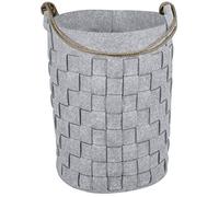 Spirella colección Cosyhome-Cesto para la Colada, Fieltro rígido y Resistente, 40x40x55 (70 L), Gris