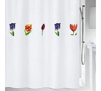 Spirella colección Mano, Cortina de Ducha Textil 180 x 200, 100% Polyester, Multicolor
