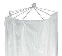 Spirella colección Ombrella, Cabina de Cortina de baño (Cortina y Estructura), 100% PVC, Blanco