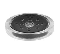 Spirella 3,0 x 10,0 x 13,0 cm, Negro colección Sydney, Bandeja para Pastilla de jabón, Acrílico