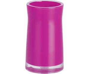 Spirella colección Sydney, Portacepillos de dientes diámetro 7 x 12 cm, Acrílico, Rosa