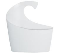 Spirella colección Sydney Wall Basket, Cesta portaobjetos Grande 30,5 x 27,5 x 10 cm, Polipropileno, Blanco
