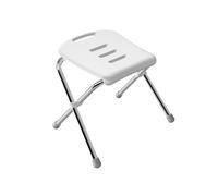 Spirella colección Vivawell, Asiento para baño Base 42x58,5x47 (Asiento 39,5x39,5), Acero Cromado, Cromado