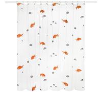 Spirella - Cortina de Baño Goldfish Naranja 180X200