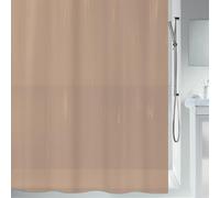 Spirella - Cortina de Ducha Bio de PEVA - Impermeable y Resistente al Moho - 180 x 200 cm - Capuchino - Diseño Moderno para baño - Ojales Reforzados