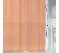SPIRELLA - Cortina de Ducha de PEVA Bio - Impermeable y Antimoho - 180 x 200 x 0,2 cm - Color Melocotón - Diseño Moderno para Baño - Ojales Reforzados