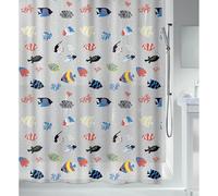 Spirella Fish Multicolor - Cortina para Ducha de Vinilo (180 cm x 200 cm)