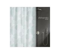 Spirella Cortina de Ducha de poliéster Elements by RAIO 240x180 cm Azul Metalizado