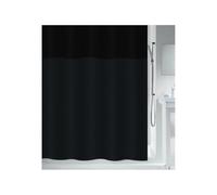 Spirella Cortina de Ducha de poliéster URBANKO 180x200 cm Negro