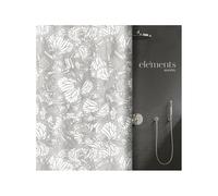 Spirella Cortina de Ducha Elements by Nova de poliéster 120x200cm Gris