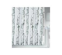 Spirella Cortina de Ducha Poliéster Madera 120x200 cm Negro