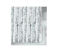 Spirella Cortina de Ducha Poliéster Madera 240x200cm Negro