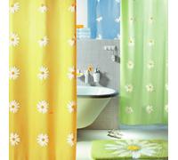 Spirella Cortina Textil Anna LINDENGRÜN 180X200 1204655, Poliéster, Blanco, Estandar