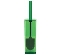 Spirella Cubo 10.15307 - Escobilla de baño, Color Verde Transparente