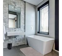 Spirella - Cubo de basura Akato 3L - Negro - 16,4 x 21,5 x 23,4 cm - Tapa con pedal - Ideal para cocina y baño - Diseño elegante y funcional