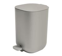 Spirella - Cubo de basura Akato 3L - Topo - 16,4 x 21,5 x 23,4 cm - Tapa con pedal - Ideal para cocina y baño - Diseño elegante y funcional