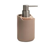 SPIRELLA - Dispensador de Jabón Sybella 0.3L - Diseño Moderno - 15.3 x 8 x 8 cm - Color Capuchino - Ideal para Cocina y Baño - Recargable y Práctico
