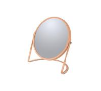 Spirella Espejo de Aumento con Soporte de Acero Akira Melocotón Mate