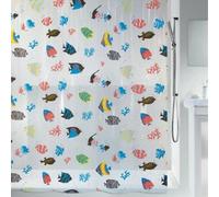 Spirella Fish Multicolor - Cortina para Ducha de Vinilo (180 cm x 200 cm)