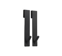 Spirella - Ganchos para Pared de Ducha, 2 Unidades, Color Negro Mate MSV