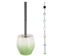 Spirella Gradiente de Bali - Escobillero, Color Verde y Blanco