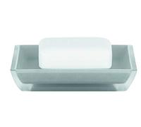 Spirella, Gris colección Freddo, Bandeja para Pastilla de jabón, Poliestirol, 8.6 x 12.5 x 2.3 cm