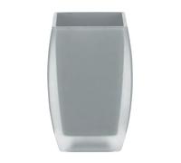 Spirella Portacepillos de dientes Colección Freddo – Poliestirol, Gris 7 x 7 x 10.5 cm