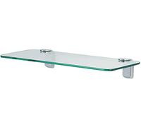 Spirella, Gris colección MAX Light, Balda 60x17,5, Metal Cromado y Vidrio de Seguridad, Grande
