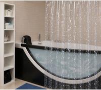 Spirella Hydro Ciel Cortina De Ducha 180x200 Vinilo Transparente Azul