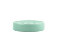 Spirella Jabonera con Aspecto de Piedra, decoración de baño, Pastillero, Medidas: 11 x 11 x 3 cm, Color Verde Mate