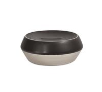 Spirella - Jabónera Joshua en Gres 12 x 5 cm, Elegante Accesorio de Baño, Diseño Moderno y Práctico para un Almacenamiento Óptimo, Plata Mate