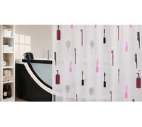 Spirella Make-Up Black Berry Cortina De Ducha 180x200 PEVA